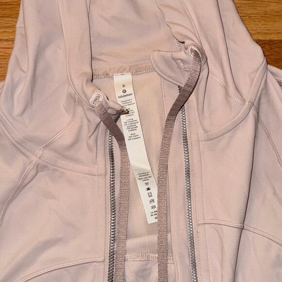 Lululemon Hooded Define Jacket Nulu - Size 8 Misty Pink - Picture 3 of 5